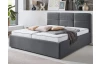 Posteľ Domango 180x200 cm, stredne šedá látka