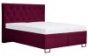 Posteľ Amy 180x200 cm, vínovo červená látka