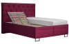 Posteľ Amy 180x200 cm, vínovo červená látka