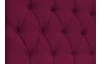Posteľ Amy 180x200 cm, vínovo červená látka