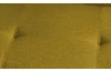Rohová sedacia súprava Beate, žltá látka, pravý roh