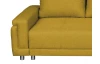 Rohová sedacia súprava Beate, žltá látka, pravý roh