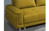 Rohová sedacia súprava Beate, žltá látka, pravý roh