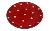 Dezertný tanier Dots 18,6 cm, červená bodkovaný