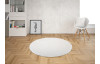 Okrúhly koberec Rabbit 60 cm, biely