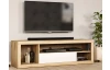 TV stolík Ever, dub wotan/biely