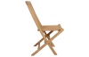 Skladacia záhradná stolička Ciberon, teak