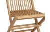 Skladacia záhradná stolička Ciberon, teak