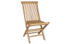 Skladacia záhradná stolička Ciberon, teak