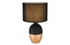 Stolná lampa Valentino, čierna/zlatá