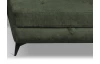 Rohová sedacia súprava Sergio, mechově zelená látka, pravý roh