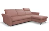 Rohová sedacia súprava Star, staroružová látka