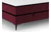 Posteľ Parana 180x200 cm, červená zamatová látka
