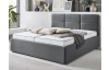 Posteľ Domango 180x200 cm, stredne šedá látka