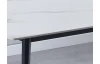 Jedálenský stôl Danny 160x90 cm, imitácia bieleho mramoru