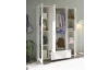 Šatníková skriňa so zrkadlami Leporolo 156 cm, biela mat