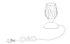 Stolná lampa Cup R59431007