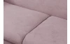 Rohová sedacia súprava Viera, ružová látka, ľavý roh