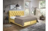 Posteľ Amy 180x200 cm, žltá látky