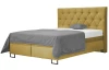 Posteľ Amy 180x200 cm, žltá látky