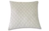 Dekoračný vankúš Christene 45x45 cm, krémový s kosoštvorcami