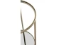 Okrúhly odkladací stolík Porto 39 cm, zlatý