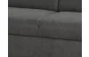 Rohová sedacia súprava Alabama, dymovo šedá látka, pravý roh, bez rozkladu