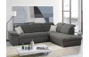 Rohová sedacia súprava Alabama, dymovo šedá látka, pravý roh, bez rozkladu