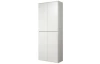 Viacúčelová skriňa s policami Nevada, 74 cm, biela