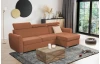 Rohová sedacia súprava Mistic, terracota látka