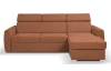 Rohová sedacia súprava Mistic, terracota látka