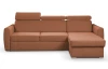 Rohová sedacia súprava Mistic, terracota látka