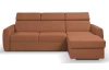 Rohová sedacia súprava Mistic, terracota látka