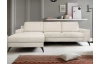 Rohová sedacia súprava Cannes, svetlo béžová štrukturovaná látka