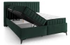Posteľ Joy 180x200 cm, tmavo zelená látka