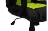 Kancelárske kreslo Leon, čierne/zelené