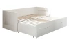 Rozkladacia posteľ so zásuvkami Leporolo 90x200 cm, biela mat