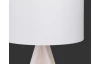 Stolná lampa Ging, biela látka
