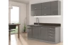 Kuchynská drezová skrinka Grey 80ZL, 80 cm