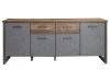 Široká úložná komoda Prime, vintage optika dreva
