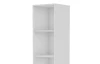 Vysoký regál Carlos, biela, šírka 40 cm