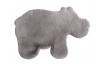 Detský koberec Animal, tvar hroch, šedý