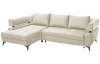 Rohová sedacia súprava Paris, krémová látka, ľavý roh