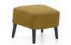 Taburet Next, žltá látka