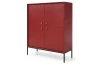Vysoká skrinka Mono, červená