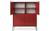 Vysoká skrinka Mono, červená