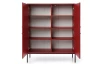 Vysoká skrinka Mono, červená