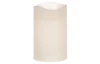 LED sviečka 12 cm, krémová, s voskom