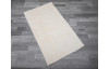 Kožušinový koberec Rabbit 60x110 cm, biely