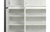 Viacúčelová skriňa s policami Nevada, 111 cm, biela